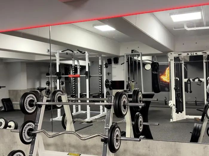 Squat-Rack und Multipresse